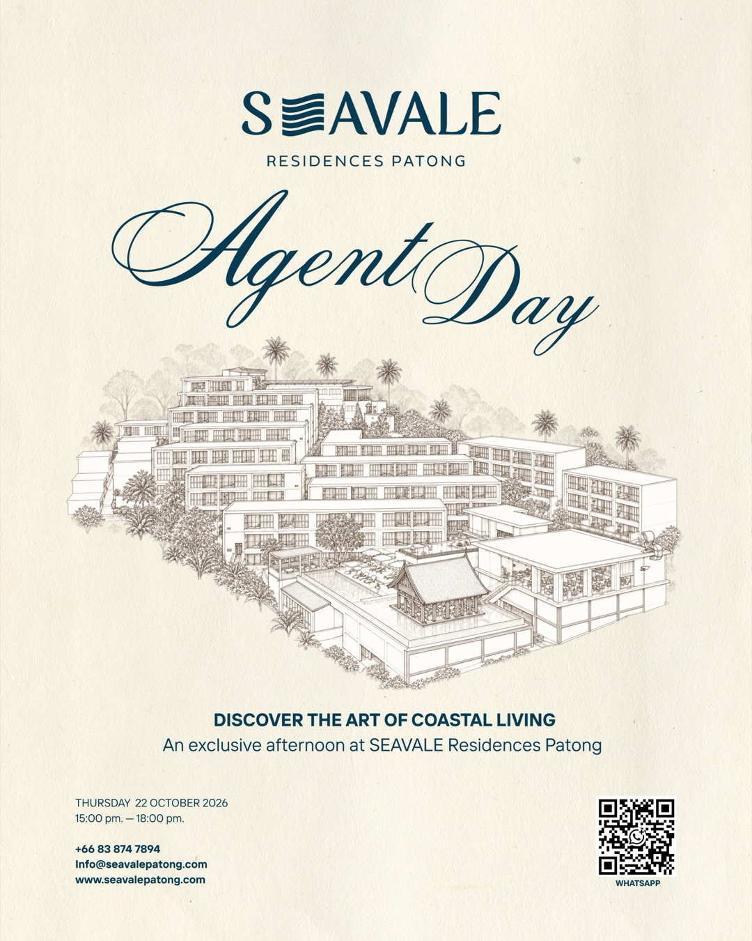 SEAVALE Agent Day — Thursday 22 October 2026, 15:00–18:00